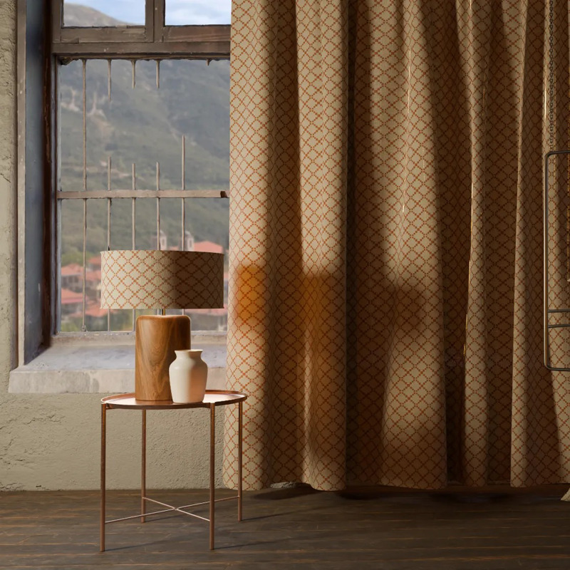 Ύφασμα Κεντητό 'Connection' με Γεωμετρικό Μοτίβο διαθέσ